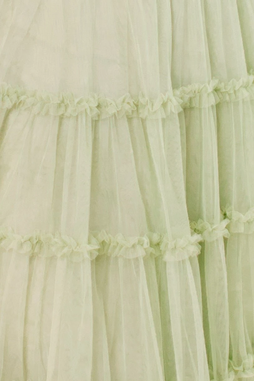 Anastasia Dress In Sage - Image 6