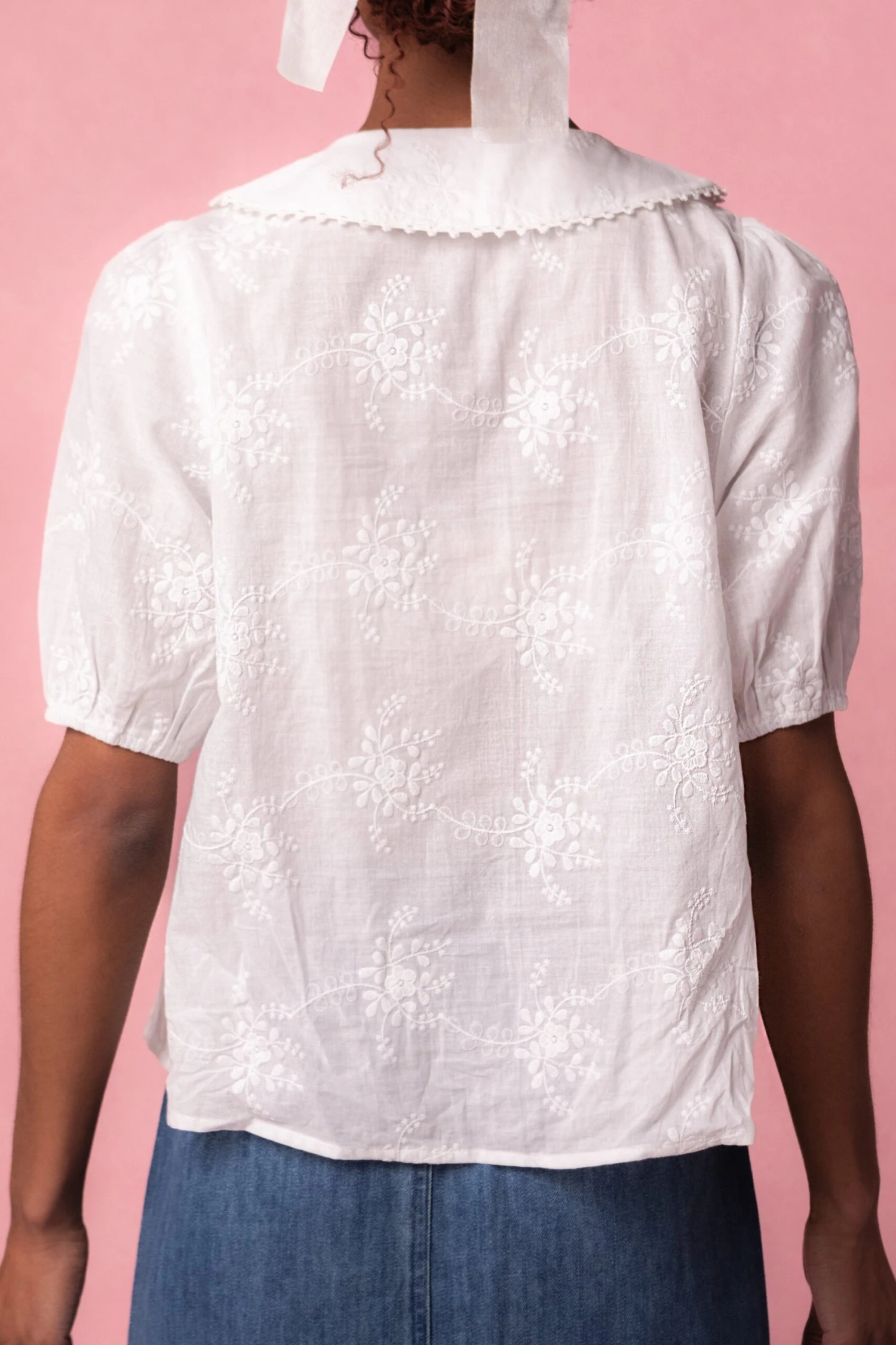 Betty Blouse In White - Image 7