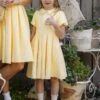 Mini Celine Dress In Yellow
