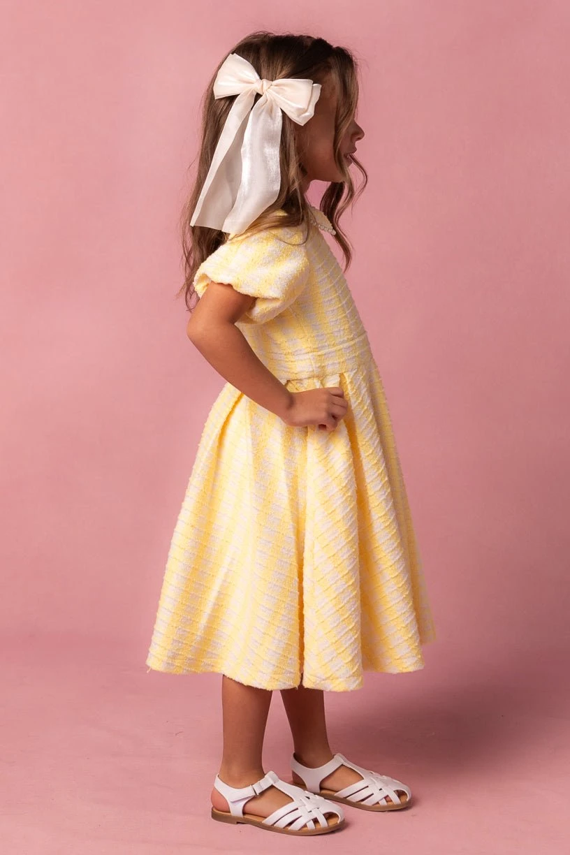 Mini Celine Dress In Yellow - Image 3