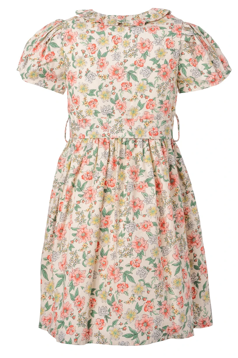 Mini Chelsea Dress In Cream Floral - Image 9