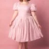Cupcake Dress In Pink Stripe