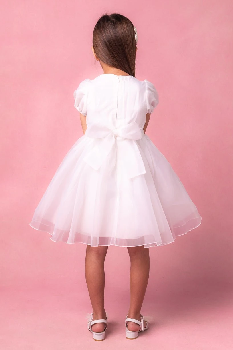 Mini Cupcake Dress In White - Image 3