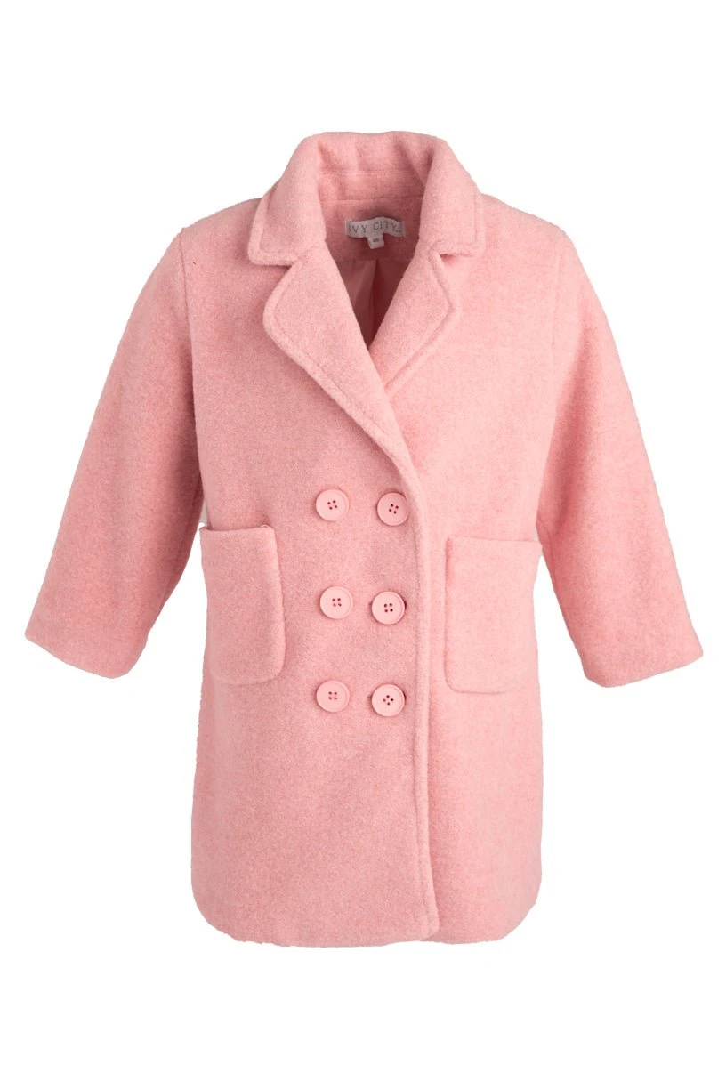 Mini Polly Coat In Pink - FINAL SALE - Image 2