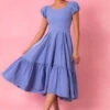Dahlia Dress In Blue