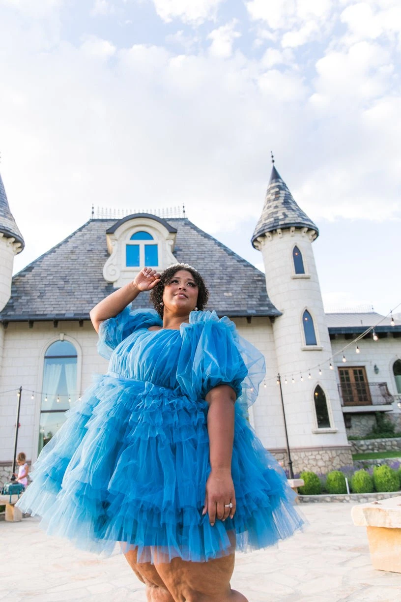 Pixie Dress In Blue - FINAL SALE - Image 9