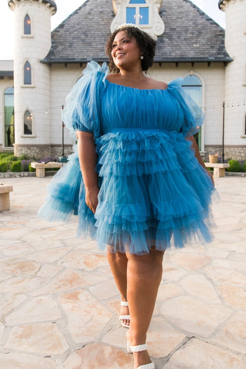 Pixie Dress In Blue - FINAL SALE - Image 2