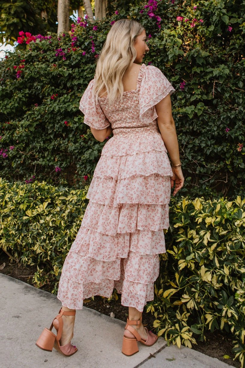 Grace Dress In Rose - FINAL SALE - Image 8