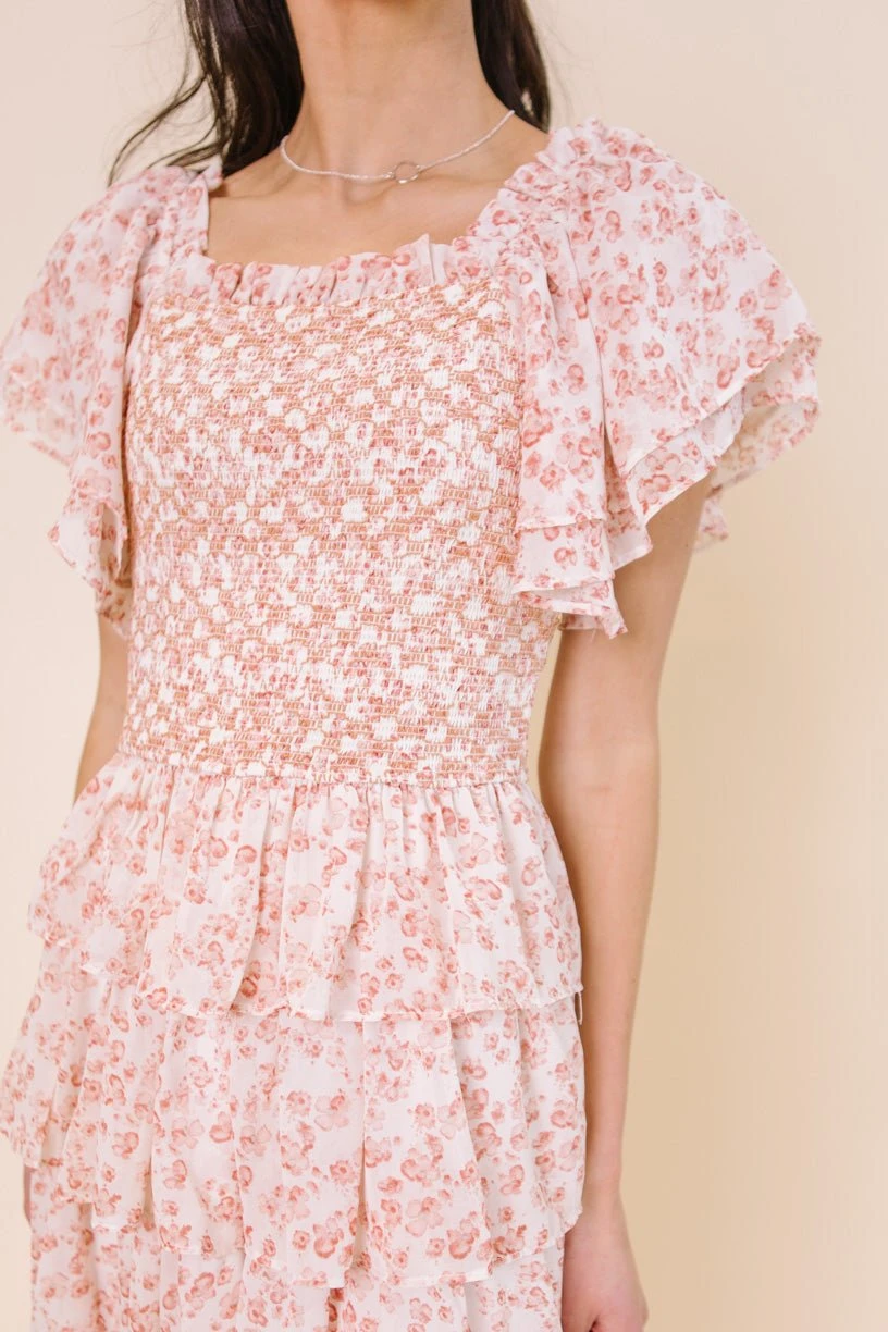 Grace Dress In Rose - FINAL SALE - Image 4