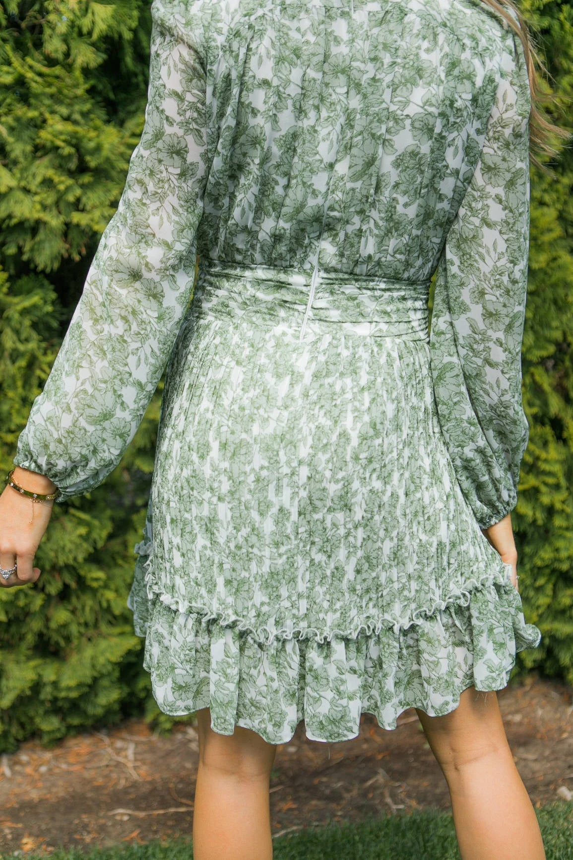 Brynley Dress In Green - FINAL SALE - Image 4
