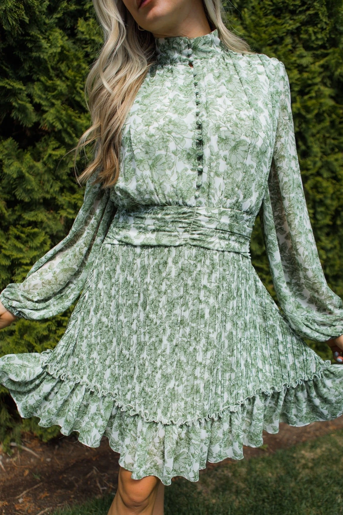 Brynley Dress In Green - FINAL SALE - Image 10