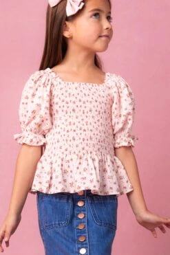 Mini Madeline Top In Pink