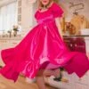Coco Dress In Hot Pink - FINAL SALE