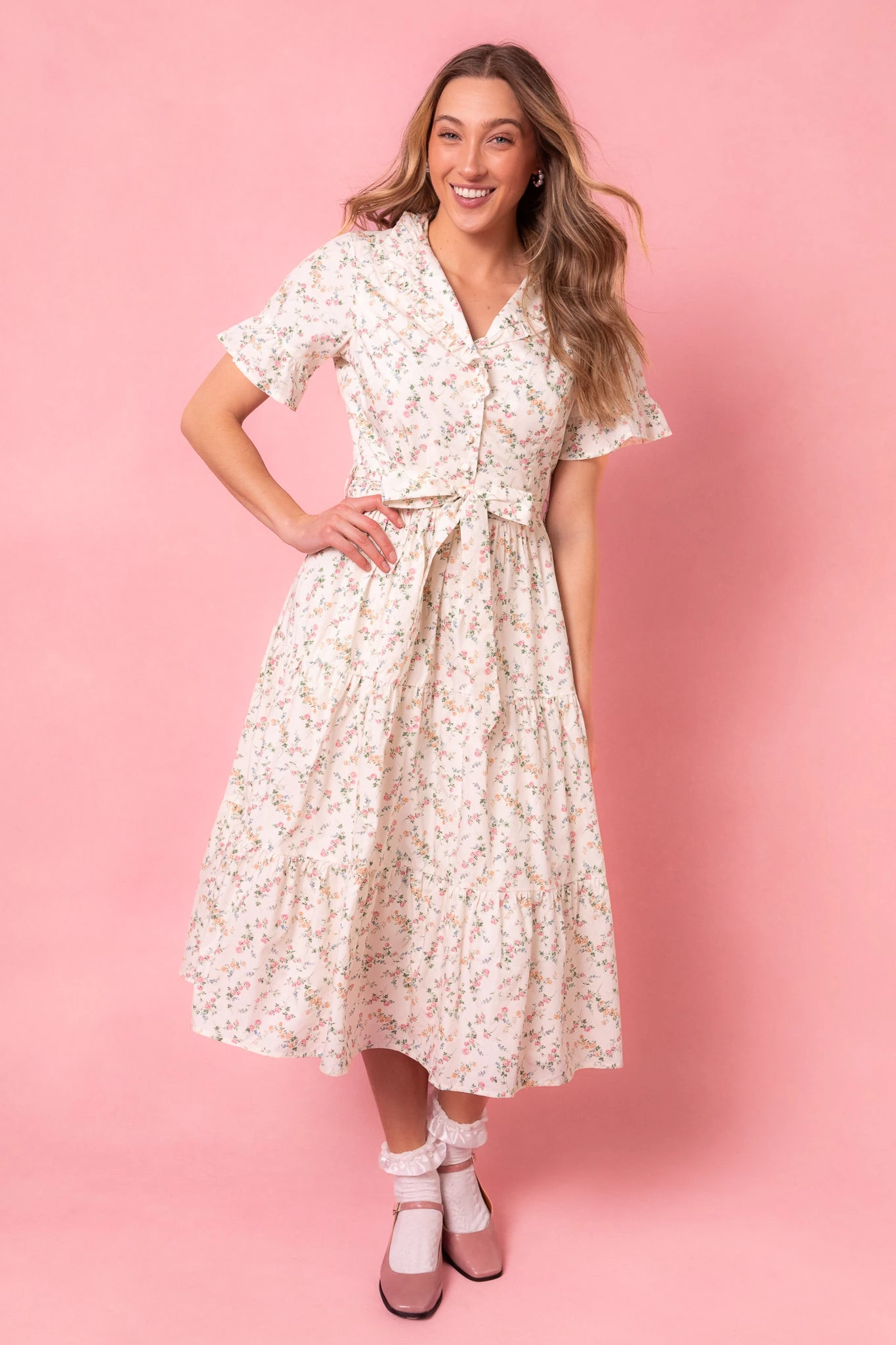 Sutton Dress Made With Liberty Fabric - Image 3