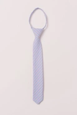 Boys Max Tie In Sutton Pinstripe