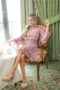 Brynley Dress In Pink - FINAL SALE