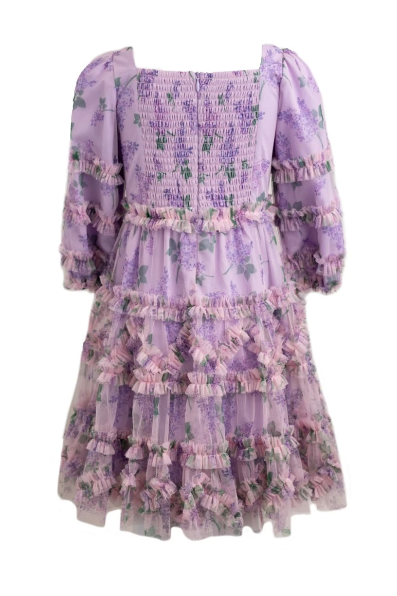 Mini Catherine Dress In Lavender - Image 9