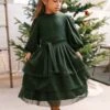 Mini Cosette Dress In Green - FINAL SALE