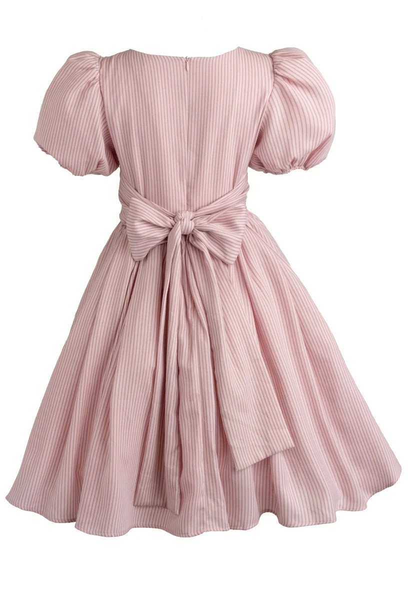 Cupcake Dress In Pink Stripe - Image 12