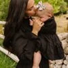 Baby Leena Dress Set In Black - FINAL SALE