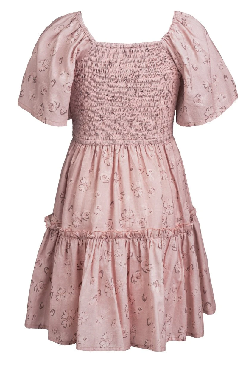 Mini Lennon Dress In Dusty Pink - Image 6