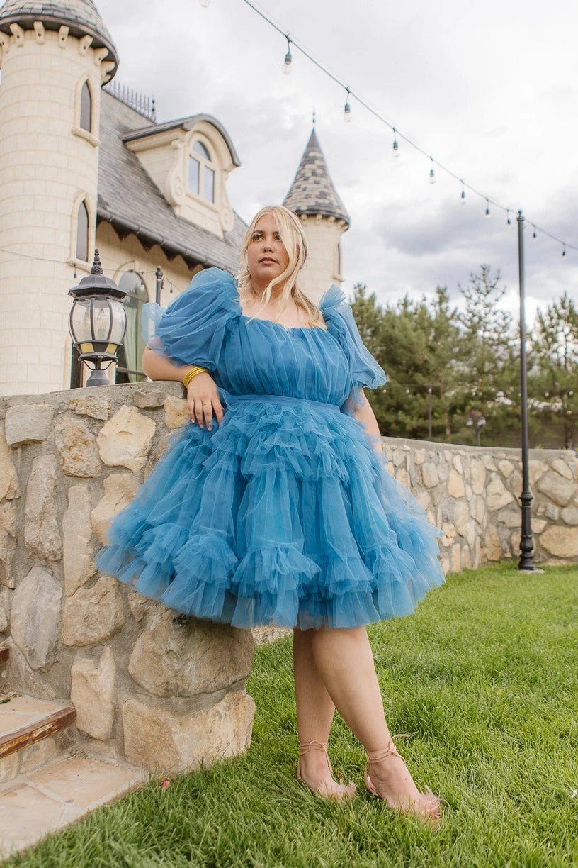 Pixie Dress In Blue - FINAL SALE - Image 6