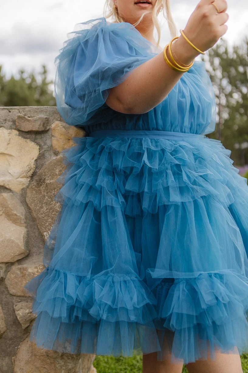 Pixie Dress In Blue - FINAL SALE - Image 16