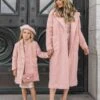 Polly Coat In Pink - FINAL SALE