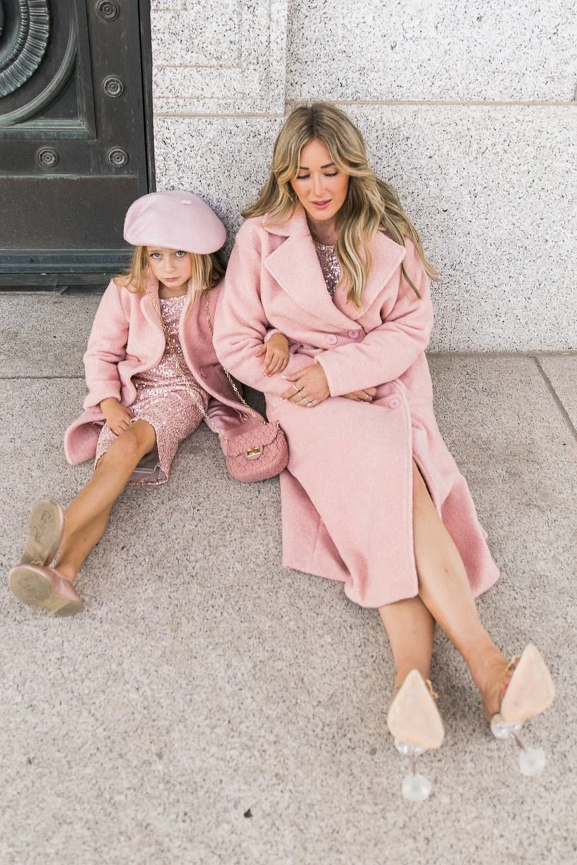 Mini Polly Coat In Pink - FINAL SALE - Image 12