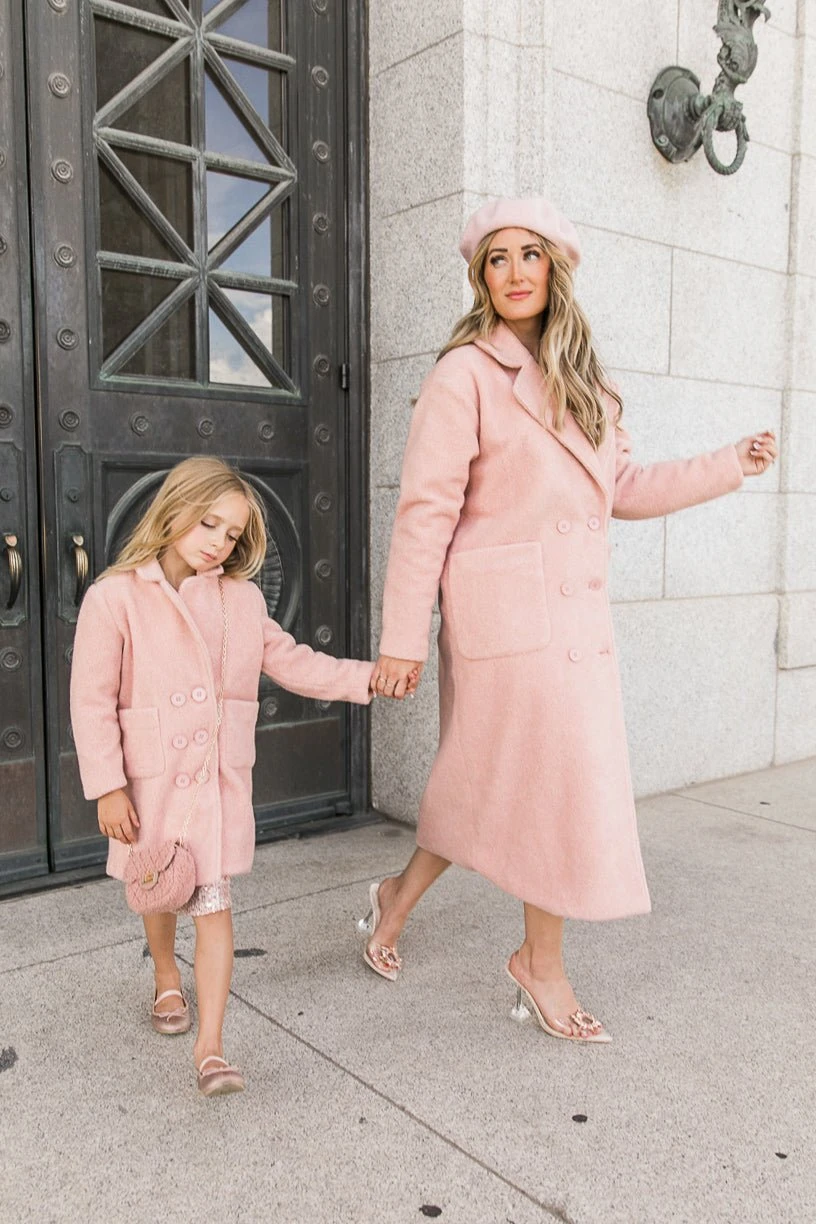 Mini Polly Coat In Pink - FINAL SALE - Image 4