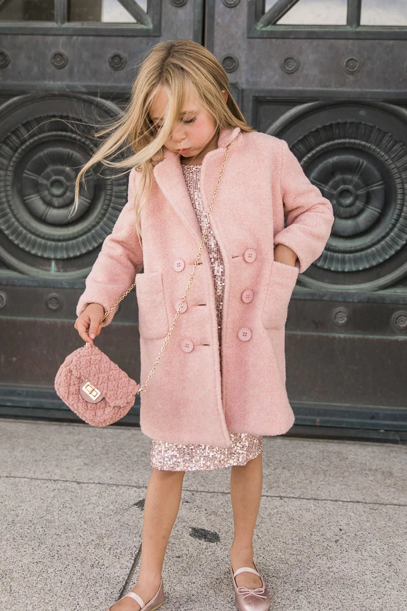 Mini Polly Coat In Pink - FINAL SALE - Image 7