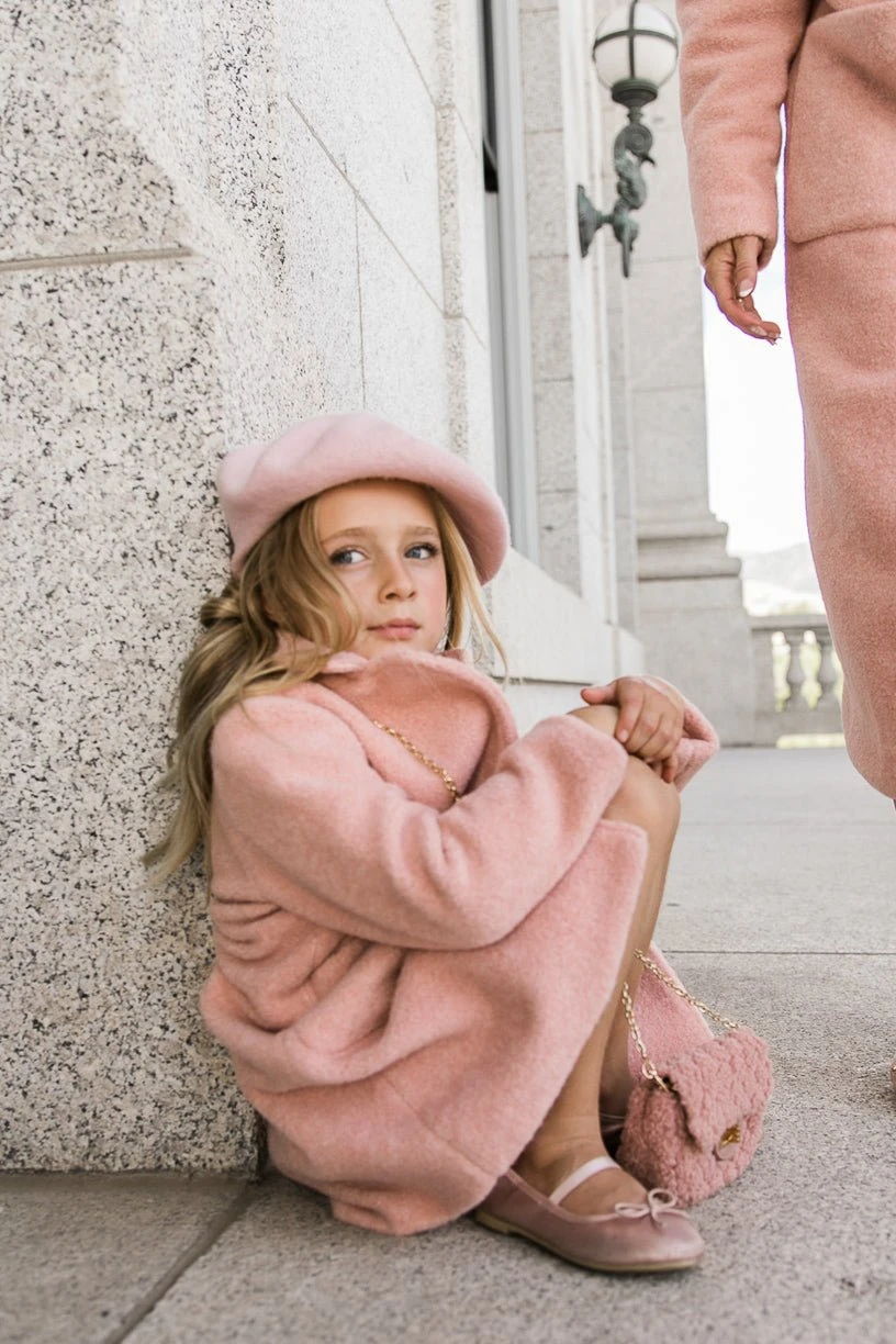 Mini Polly Coat In Pink - FINAL SALE - Image 9