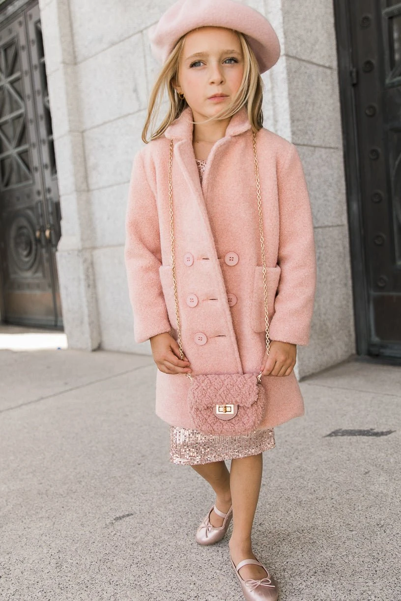 Mini Polly Coat In Pink - FINAL SALE - Image 10