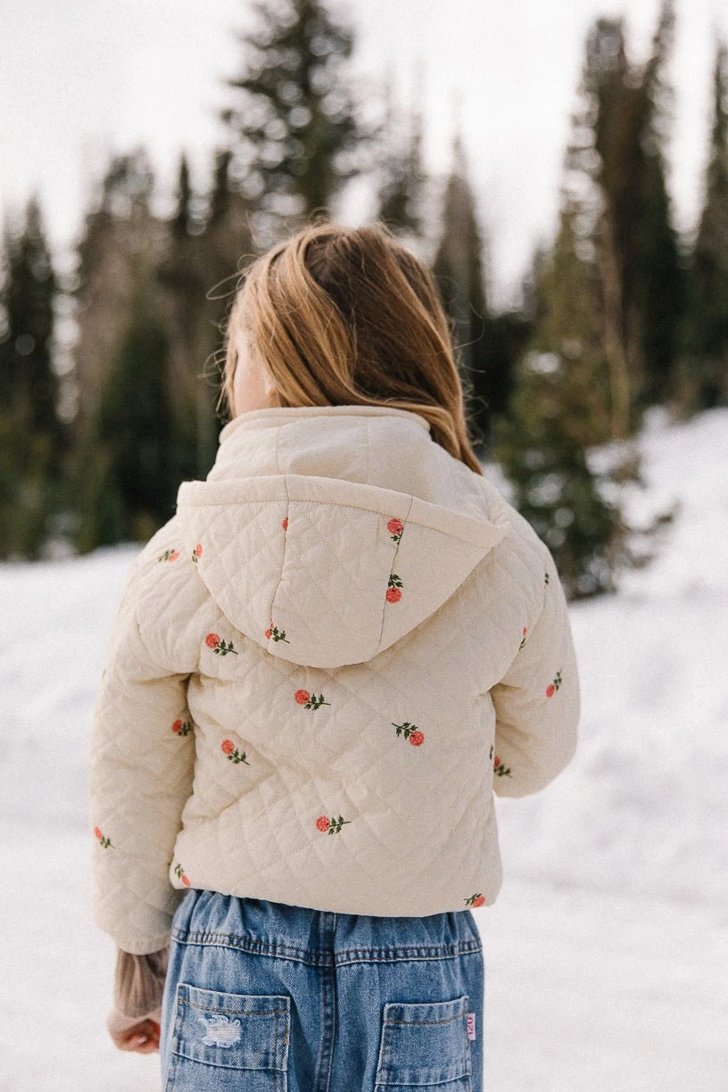 Mini Quilted Jacket In Delicate Zinnia - Image 4
