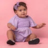 Baby Lennon Romper In Lavender