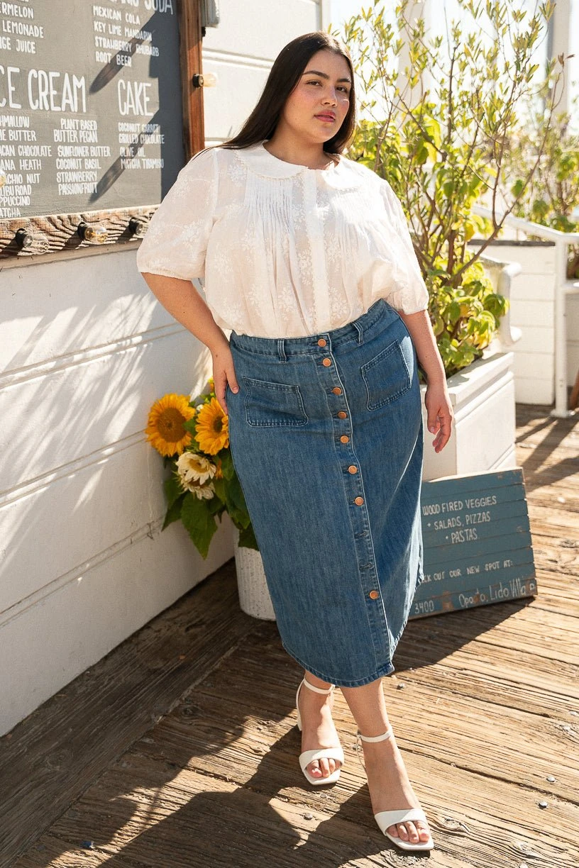 Betty Blouse In White - Image 4