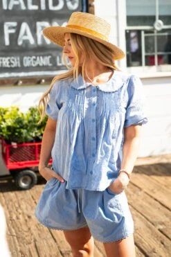 Betty Blouse In Blue