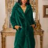 Willa Coat In Green - FINAL SALE
